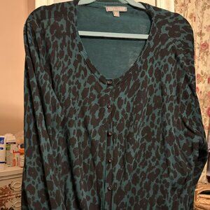 Jessica London Womens Plus Cardigan sz 22/24